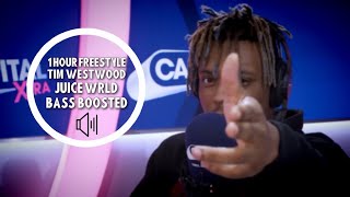 Juice Wrld  1 Hour Freestyle Tim Westwood  Bass Boosted🔊 [upl. by Zaneta]