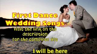 First Dance Wedding Songs [upl. by Shewmaker687]