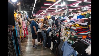 4K Walk inside MBK Center shopping mall to hunting for fake designer goods in Bangkok [upl. by Ielirol]