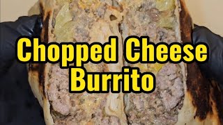 How To Make A Chopped Cheese Burrito [upl. by Pelage]