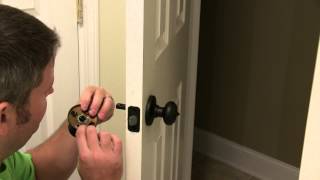 How to Install an Interior Door Knob [upl. by Mervin]