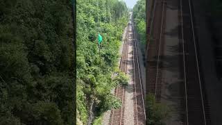 Helicopter Trimming Trees over the Railroad in Wilmore Kentucky [upl. by Carver]