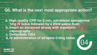 ACLS Megacode Scenario 3 Bradycardia to Ventricular Fibrillation to ROSC [upl. by Kreda]