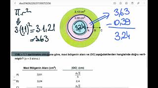 20232024 MOZAİK2 TÜRKİYE GENELİ 8SINIFLAR MATEMATİK DENEME ÇÖZÜMLERİ SORU 1718 [upl. by Bedell504]