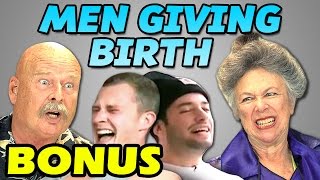 Elders React to Men Giving Birth Bonus 45 [upl. by Banyaz]