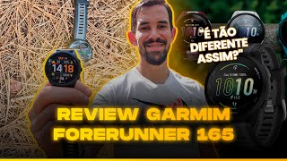 EM PORTUGUÊS REVIEW GARMIN FORERUNNER 165 [upl. by Rivera]