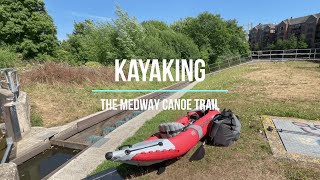 Kayaking  River Medway Canoe Trail  Tonbridge to Allington Lock [upl. by Ri]