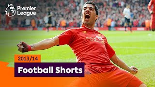 Staggering Goals  Premier League 201314  Suarez Ramsey Silva [upl. by Rosenfeld]