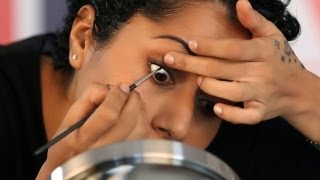 Makeup Tricks LUSCIOUS LASHES WITHOUT MASCARA [upl. by Anoblav]