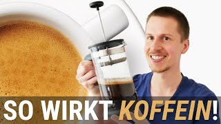 So wirkt Koffein im Körper  In 3 Minuten erklärt [upl. by Nirehtak567]