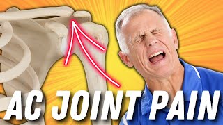 Effective SelfTreatment for AC joint painAcromioclavicular Joint Pain [upl. by Omixam]