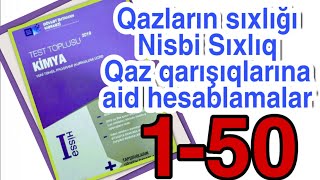 Kimya Yeni DİM test toplusu 2019 Maddə miqdarı Avoqadro qanunu Mövzu 2 No 150 [upl. by Latin]