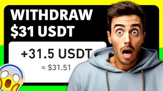 Withdraw 31 USDT Instantly 💲💸  USDT Earning Site 2024  USDT Mining Site 2024 [upl. by Aiht]