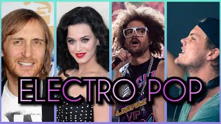 Best of Electro Pop 2000s  2010s David Guetta LMFAO Avicii BEP Katy Perry Maroon 5 [upl. by Gutow]