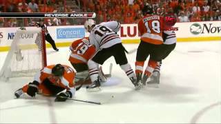 Flyers vs Blackhawks 2010 Stanley Cup Highlights [upl. by Demp]