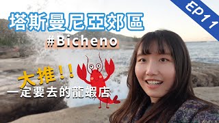 【澳洲・塔斯】塔斯曼尼亞郊區Bicheno｜ 大推！一定要去的龍蝦店🦞｜Tasmania 塔斯曼尼亞篇 EP11｜卡菲 Cathy [upl. by Pas664]