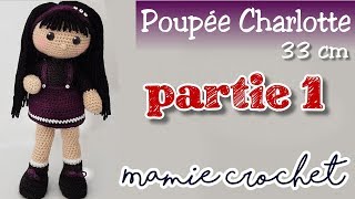 Comment faire un poupée facile au crochet partie 1  diy pas à pas tuto mamie crochet [upl. by Niroc]