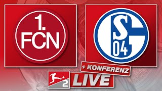 🔴 1 FC Nürnberg  FC Schalke 04  2 Bundesliga 2 Spieltag Konferenz  Liveradio [upl. by Arihppas]