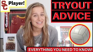 Volleyball Tryouts Advice From USC Libero  Victoria Garrick [upl. by Schiff]