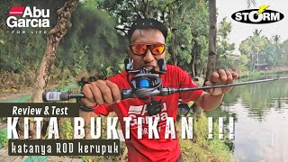 ROD STROM SILVER RAGE  katanya kayak kerupuk‼️mari kita buktikan  Test dan Review fishing [upl. by Christoffer]