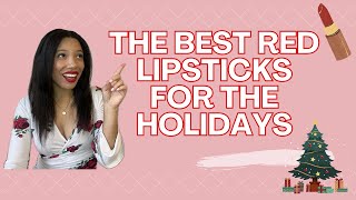 The Best Red Lipsticks You Need This Holiday Season  The perfect Red For Every Skin Tone [upl. by Earej]