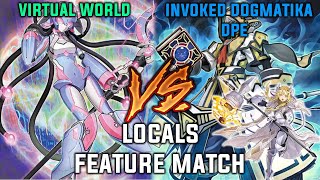 Virtual Worlds VS Invoked Dogmatika DPE  YuGiOh Live Locals Feature Match December 2021 Format [upl. by Foss2]