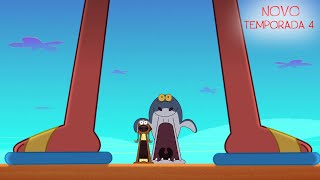 TEMPORADA 4 💥 ZIG e SHARKO 🌴 Sandálias mágicas 22 ✨ INÉDITO  Português Brasil  Cartoon for Kids [upl. by Jud559]