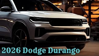 New 2026 Dodge Durango Redesign Interior and Technology [upl. by Mancino]