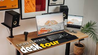 My Ultimate Desk Setup Tour 2024  Minimalist amp Light Aesthetic Edition [upl. by Wurst720]