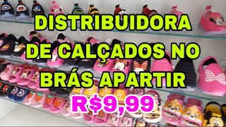 😱DISTRIBUIDORA DE CALÇADOS NO BRÁS👉COM PREÇO DE FABRICA👉CALÇADOS JUVENIL APARTIR DE R999 [upl. by Aninotna]