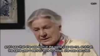 Hitlers secretary on personal responsibility genuine English subs [upl. by Nnylireg805]