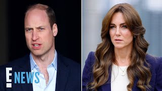 Prince William RESPONDS to Question About Kate Middleton’s Health Amid Cancer Treatment  E News [upl. by Guthrey409]