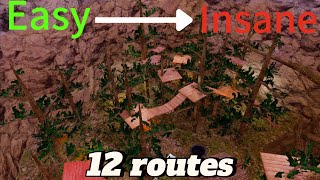 12 Branching Routes from Easy to Insane Difficulty [upl. by Venditti]