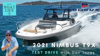 2021 Nimbus T9X  TEST DRIVE with Dan Jones [upl. by Anailuy]