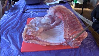 Butchering Primal Cuts For Charcuterie  Mid Section  Gourmet Woodsman [upl. by Cann]