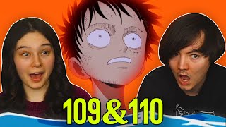 CROCODILE vs LUFFY 👒 One Piece Ep 109 amp 110 REACTION amp REVIEW [upl. by Ecilef]