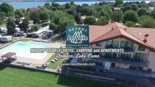 Hotel resort quotLe Velequot Domaso  Zimmer Camping Fer [upl. by Ydarb]