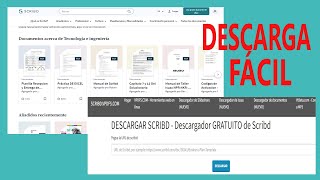 COMO DESCARGAR DOCUMENTOS DE SCRIBD 2024 RÁPIDO Y EFECTIVO [upl. by Jumbala]