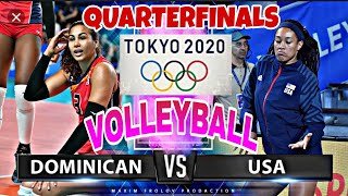 LIVE USA VS DOMINICAN REP  WOMENS OLYMPIC VOLLEYBALL [upl. by Anigue]