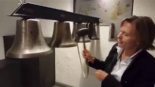 Learning about bells at the Grassmayr Bell Foundry museum [upl. by Roma896]