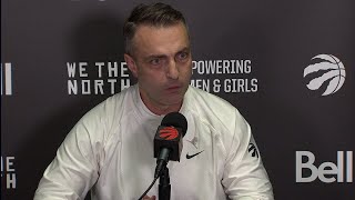 Toronto Raptors Media Availability  Postgame at Los Angeles Lakers  January 9 2024 [upl. by Sirraf973]