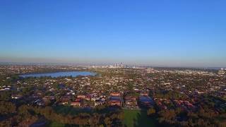 Herdsman Lake Boomerang style drone video [upl. by Doxia]