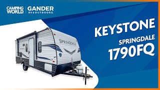 2022 Keystone Springdale 1790FQ  Travel Trailer  RV Review Camping World [upl. by Atinrev]