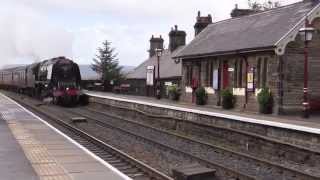 Garsdale  The Cumbrian Mountain Express 30 August 2014 [upl. by Ferne]