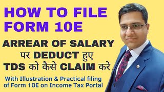 Form 10E Filing For AY 202425 Relief us 89 Arrears of Salary [upl. by Weywadt]