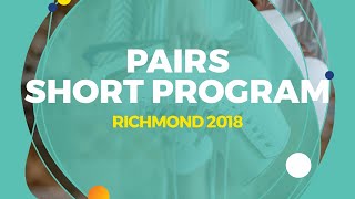 Mishina Anastasia  Galliamov Aleksandr RUS  Pairs Short Program  Richmond 2018 [upl. by Hendricks874]