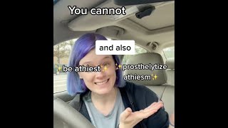 Atheists Cant Proselytize Cells are Like Google and Other TikTok Silliness [upl. by Nerret889]