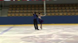 9 E POGREBINSKY  R GUDIS USA  ISU JGP Riga Cup 2013 Junior Ice Dance Short Dance [upl. by Eblehs]