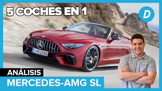 MercedesAMG SL 2022 el coche de tus sueños  Análisis  Review en español  Diariomotor [upl. by Ertnod82]