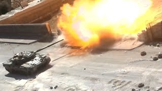 ᴴᴰ Tanks with GoPros™  get destroyed in Jobar Syria ♦ subtitles ♦ [upl. by Saudra]